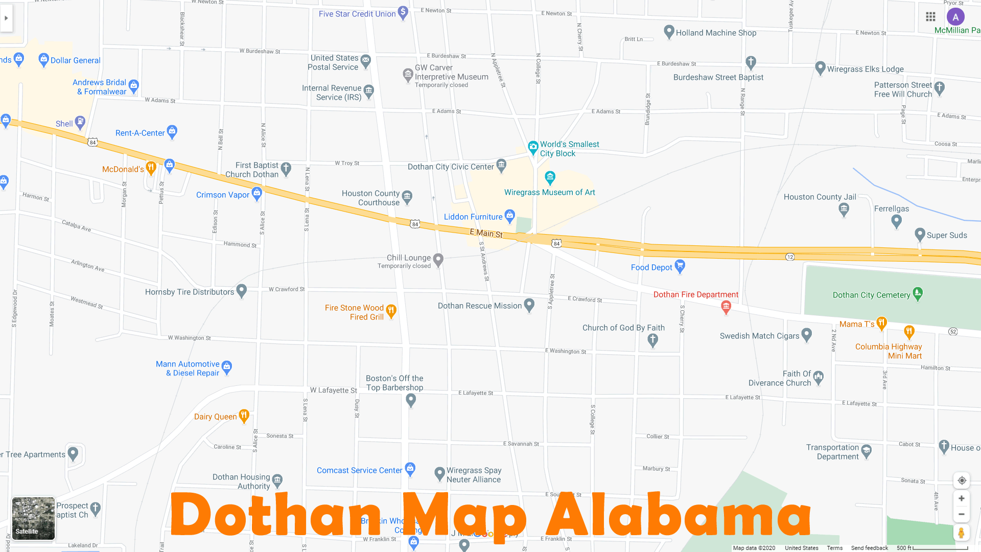 Dothan map